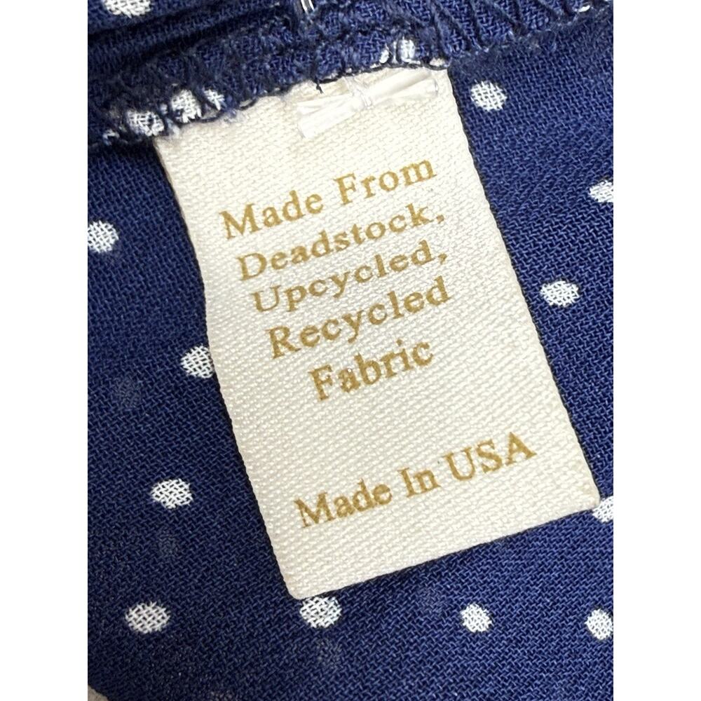 Christy Dawn Beverly Dress Blue Floral Midi Cottagecore Size M - Picture 10 of 10